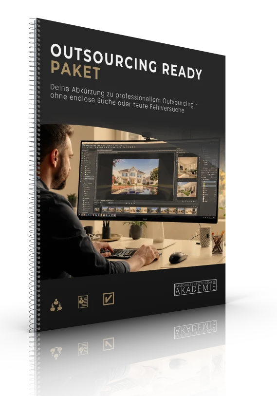Bonus 3: Das Outsourcing-Ready Paket, als Buch dargestellt